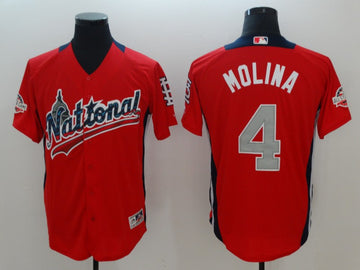 Yadier Molina National League All-Star red All-Star jersey