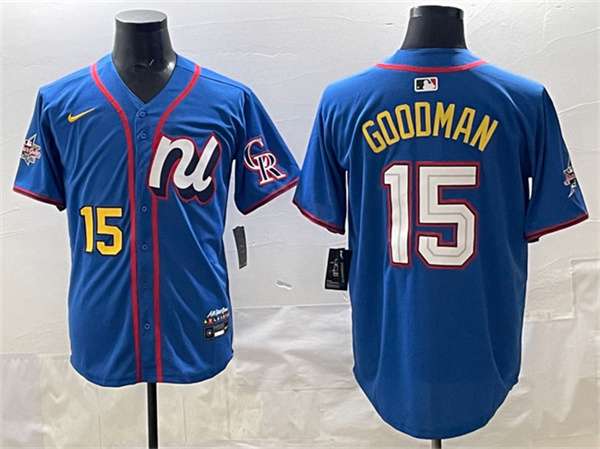 Hunter Goodman National League All-Star blue All-Star jersey