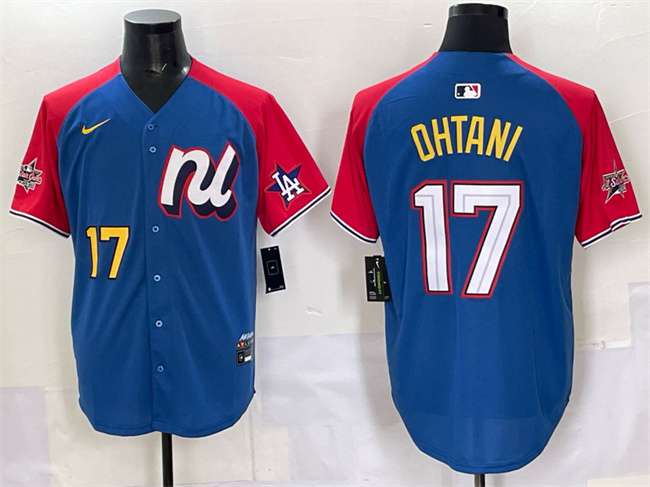Shohei Ohtani National League All-Star blue-red All-Star jersey
