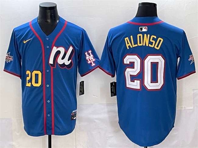 Pete Alonso National League All-Star blue All-Star jersey