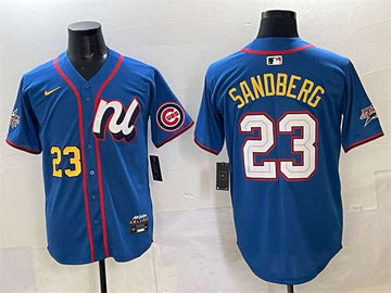 Ryne Sandberg National League All-Star blue All-Star jersey
