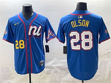 Matt Olson National League All-Star blue All-Star jersey