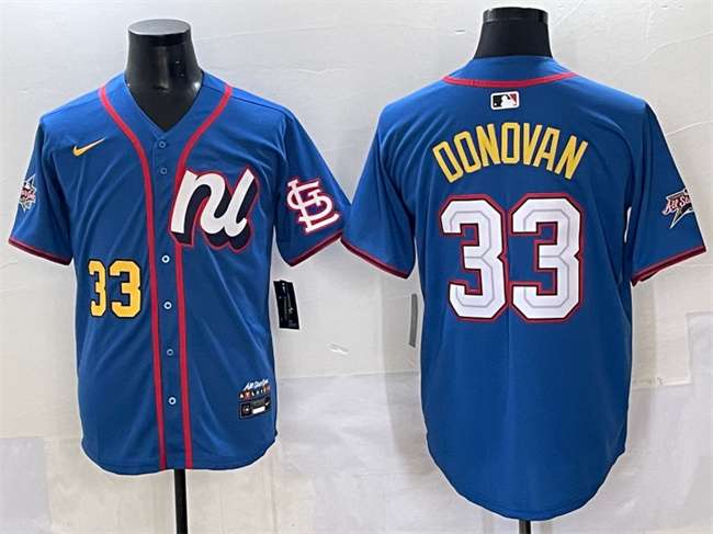 Brendan Donovan National League All-Star blue All-Star jersey
