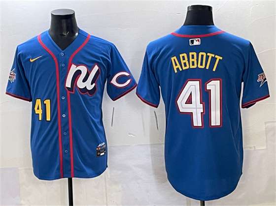 Andrew Abbott National League All-Star blue All-Star jersey