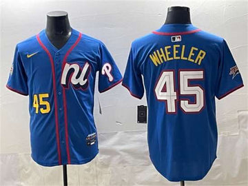 Zack Wheeler National League All-Star blue All-Star jersey