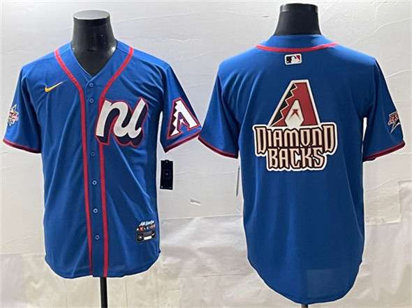 Arizona Diamondbacks Team Big Logo National League All-Star blue All-Star jersey