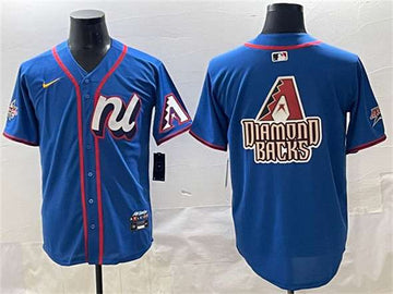 Arizona Diamondbacks Team Big Logo National League All-Star blue All-Star jersey