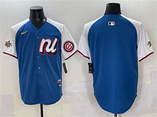 Chicago Cubs Blank National League All-Star blue All-Star jersey