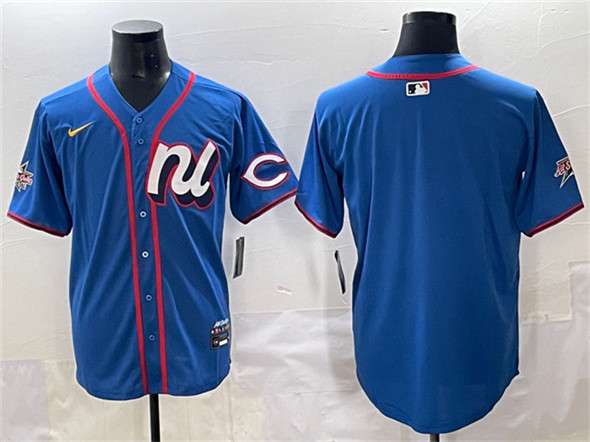Cincinnati Reds Blank National League All-Star blue All-Star jersey