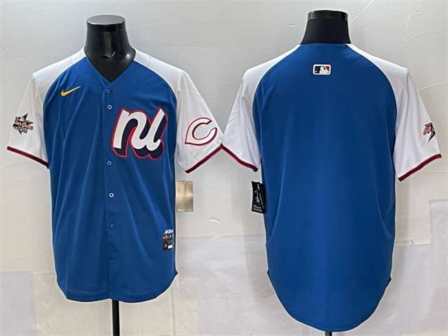 Cincinnati Reds Blank National League All-Star blue All-Star jersey