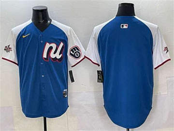 Milwaukee Brewers Blank National League All-Star blue All-Star jersey
