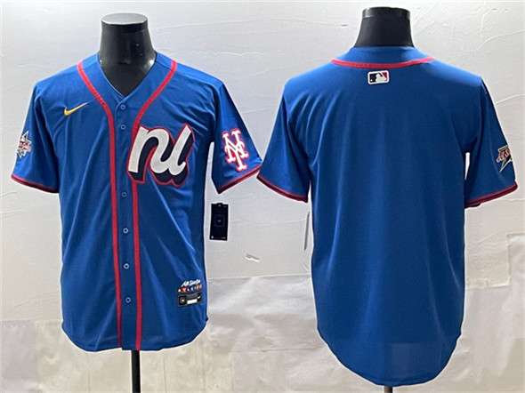New York Mets Blank National League All-Star blue All-Star jersey