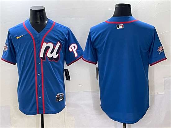 Philadelphia Phillies Blank National League All-Star blue All-Star jersey