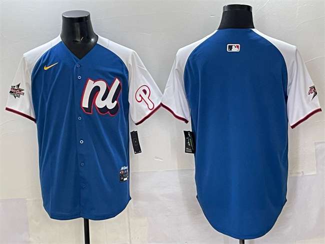 Philadelphia Phillies Blank National League All-Star blue All-Star jersey