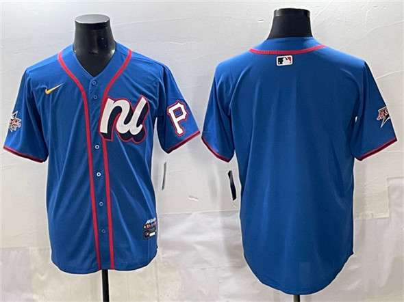 Pittsburgh Pirates Blank National League All-Star blue All-Star jersey