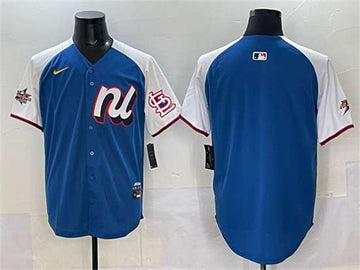 St Louis Cardinals Blank National League All-Star blue All-Star jersey