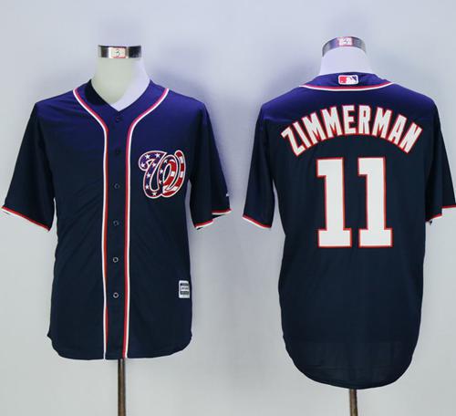 Ryan Zimmerman Washington Nationals navy jersey