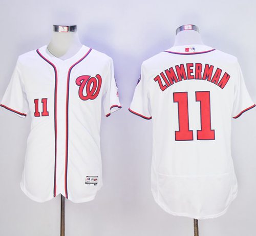 Ryan Zimmerman Washington Nationals white Authentic jersey