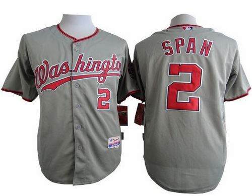Denard Span Washington Nationals grey jersey
