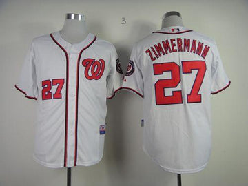 Jordan Zimmermann Washington Nationals white jersey