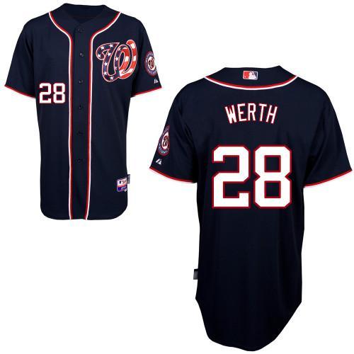 Jayson Werth Washington Nationals blue jersey