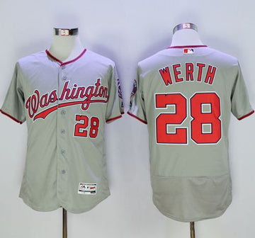 Jayson Werth Washington Nationals grey Authentic jersey