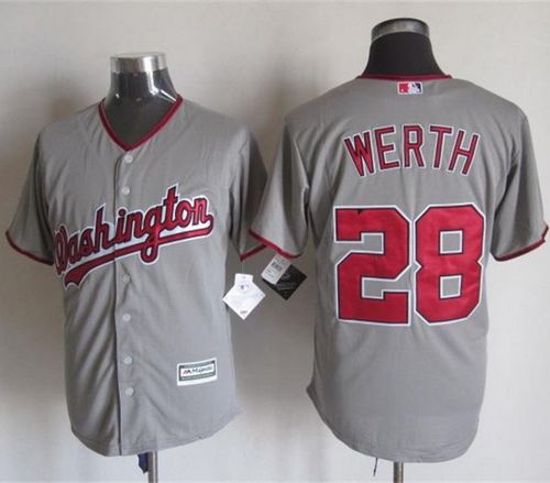 Jayson Werth Washington Nationals grey jersey