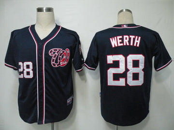 Jayson Werth Washington Nationals navy jersey