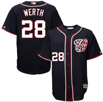 Jayson Werth Washington Nationals navy jersey