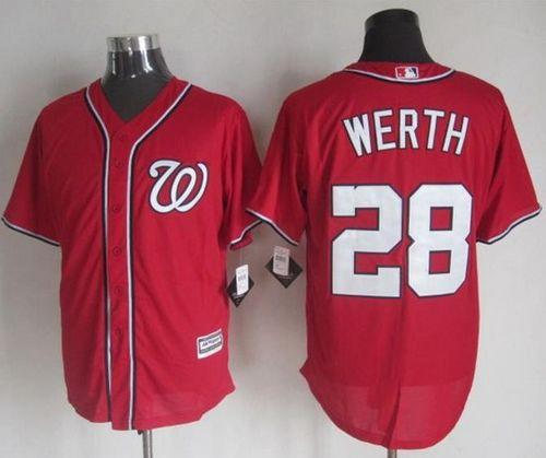 Jayson Werth Washington Nationals red jersey