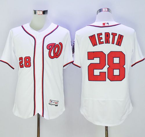 Jayson Werth Washington Nationals white Authentic jersey