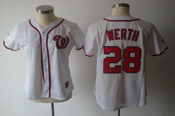 Jayson Werth Washington Nationals white Fashion jersey