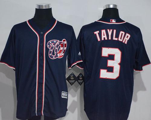 Michael Taylor Washington Nationals navy jersey