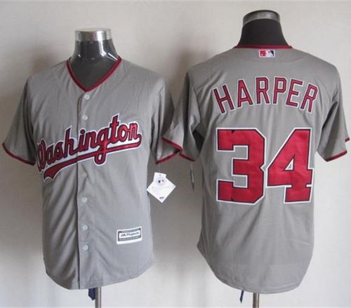 Max Scherzer Washington Nationals grey jersey