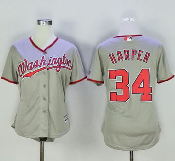 Bryce Harper Washington Nationals grey Road jersey