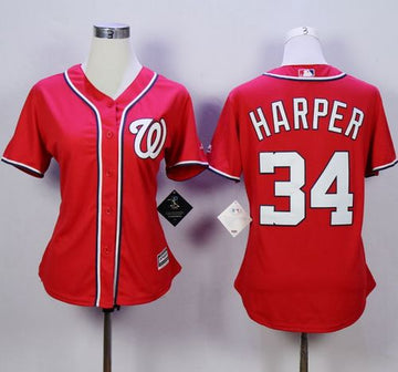 Bryce Harper Washington Nationals red Alternate jersey