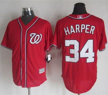 Bryce Harper Washington Nationals red jersey