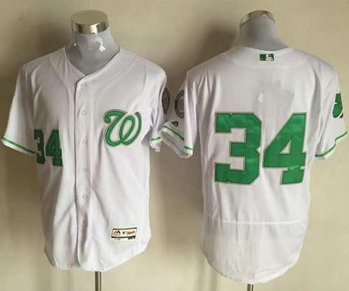 Bryce Harper Washington Nationals white Authentic jersey