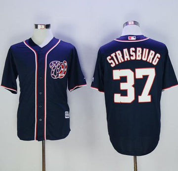Stephen Strasburg Washington Nationals navy jersey