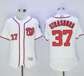 Stephen Strasburg Washington Nationals white Authentic jersey
