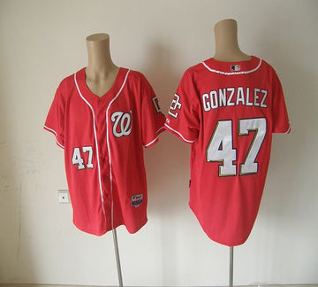 Gio Gonzalez Washington Nationals red jersey
