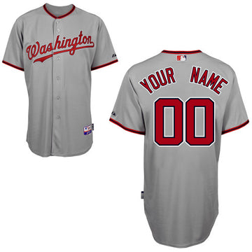 Washington Nationals grey Authentic jersey