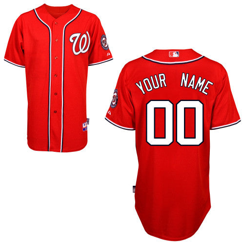 Washington Nationals red Authentic jersey
