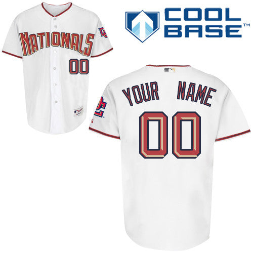 Washington Nationals white Authentic jersey