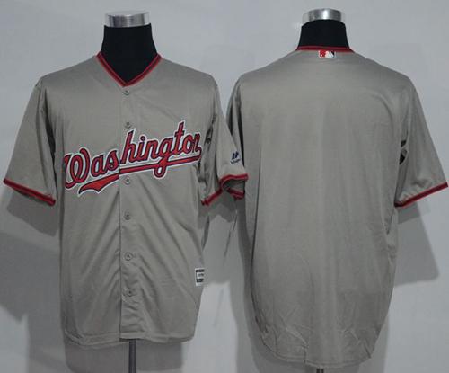Custom Washington Nationals grey jersey