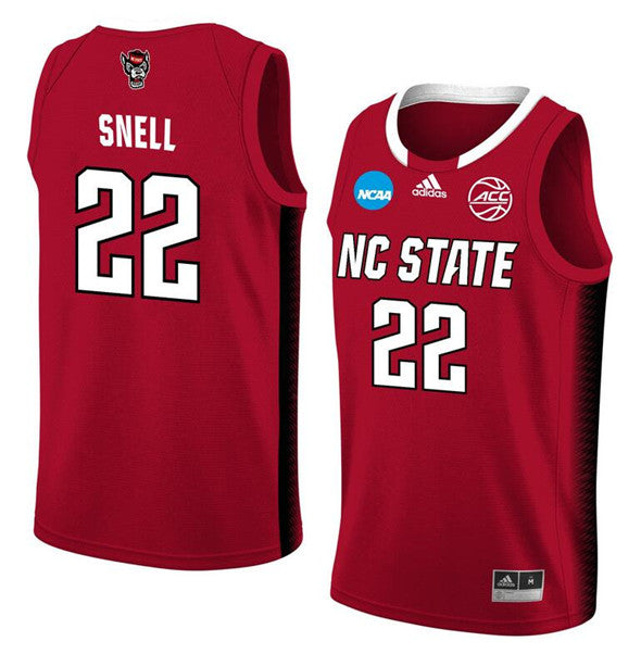 Custom NC State Wolfpack red jersey