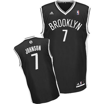 Joe Johnson Brooklyn Nets black Road jersey
