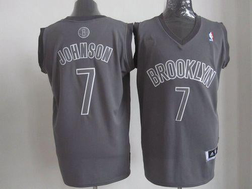 Joe Johnson Brooklyn Nets grey Fashion jersey