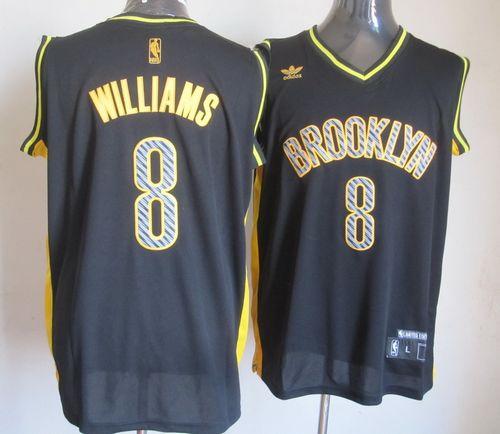 Deron Williams Brooklyn Nets black Fashion jersey