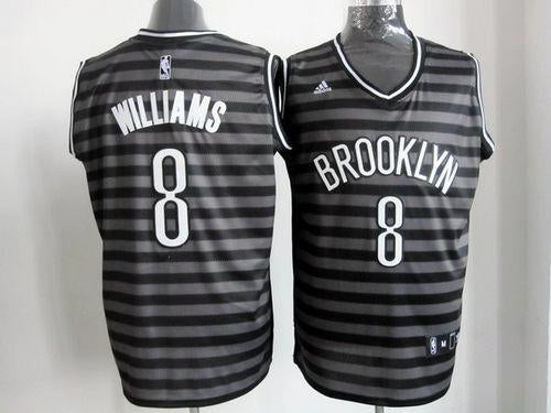 Deron Williams Brooklyn Nets black-grey jersey